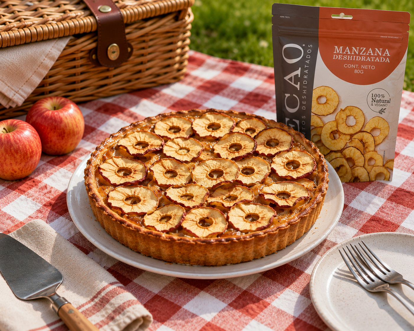 Manzana deshidratada 80g